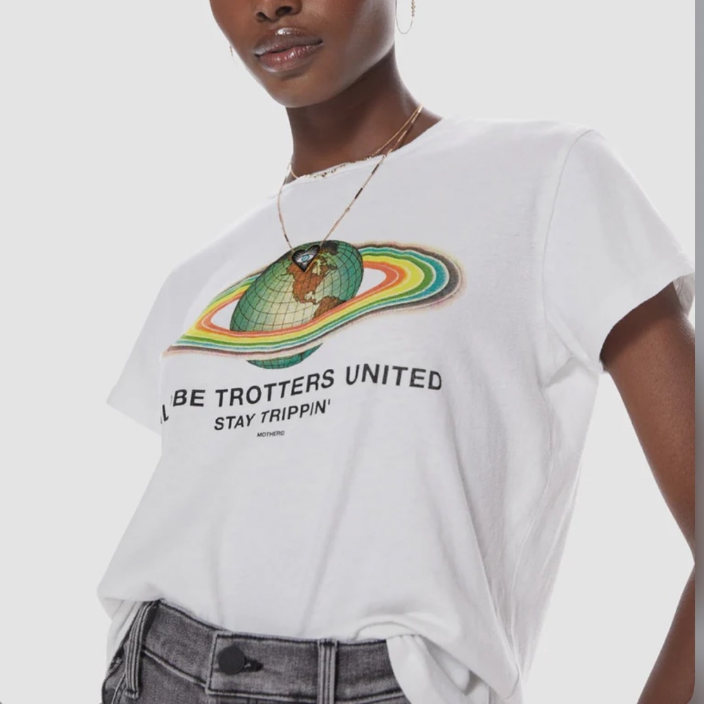 NWOT Mother Denim Stay Trippin XS Tee